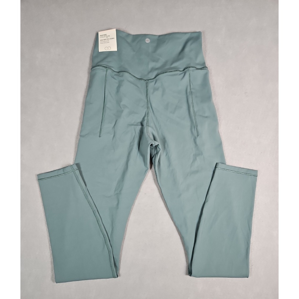 Calia Womens Green Inspire High Rise 7/8 Leggings Size Medium NWT - Picture 2 of 12
